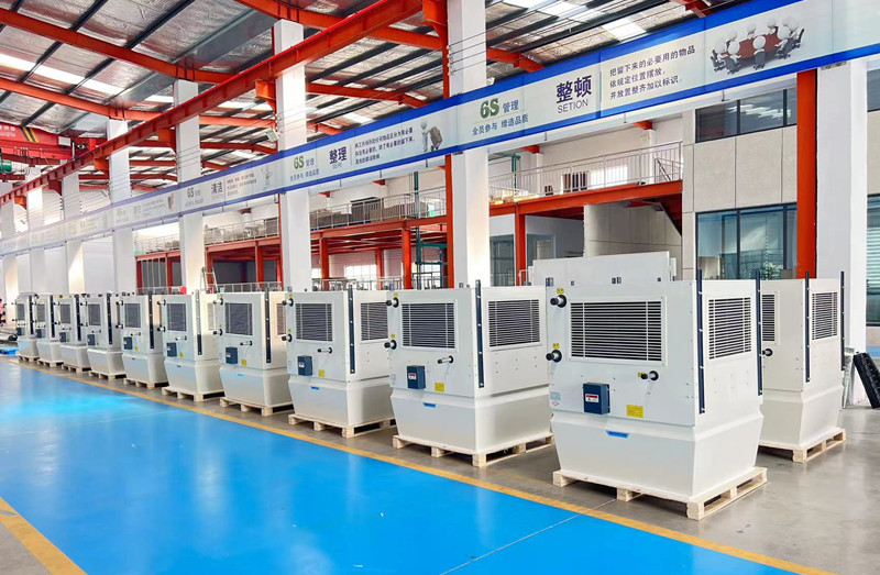 高大空間暖風(fēng)機(jī)生產(chǎn)場景